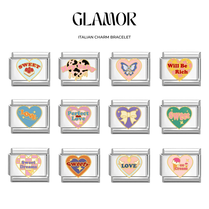 ชาร์ม กำไล Italian Charm Bracelet