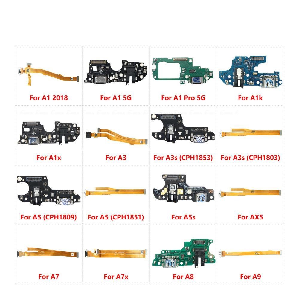 OPPO A1 Pro 5G A1k A1x A3 A3s A5 A5s AX5 AX5s A7 A7x AX7 A8 A9 A9xพอร์ตชาร์จ USB พร้อมไมโครโฟน