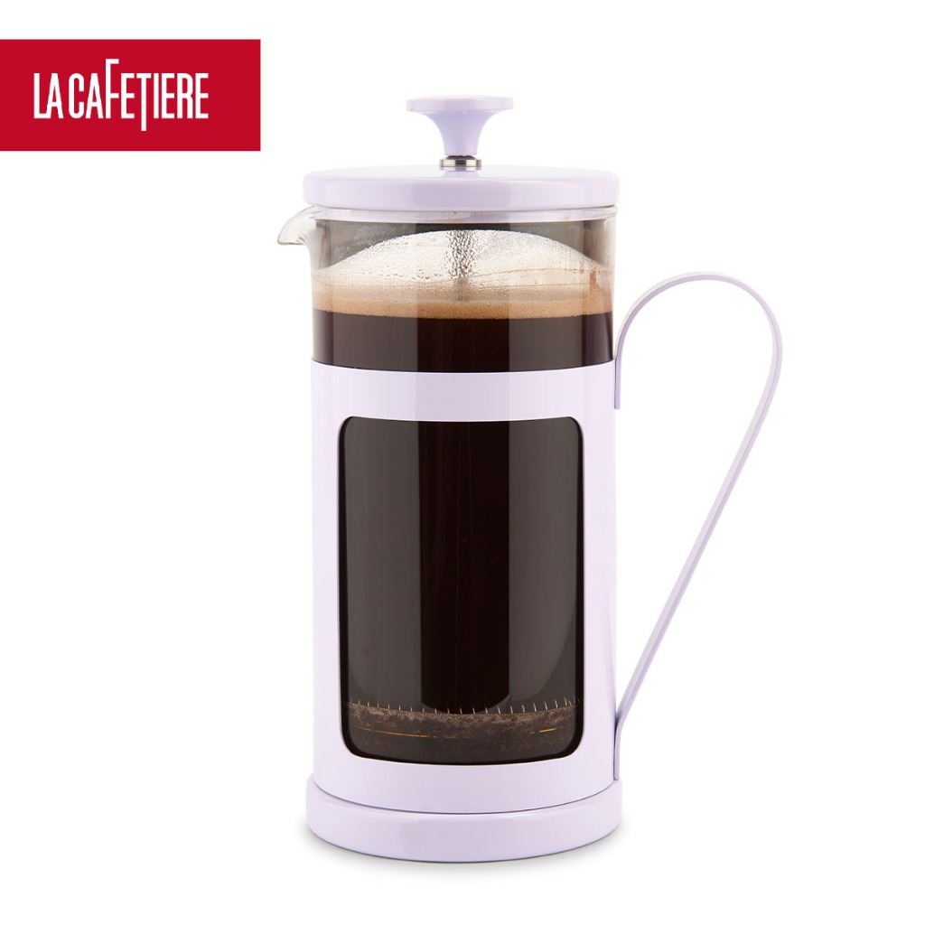 La Cafetière Monaco Glass Stainless Steel Cafetiere - 3 cup / 8 cup