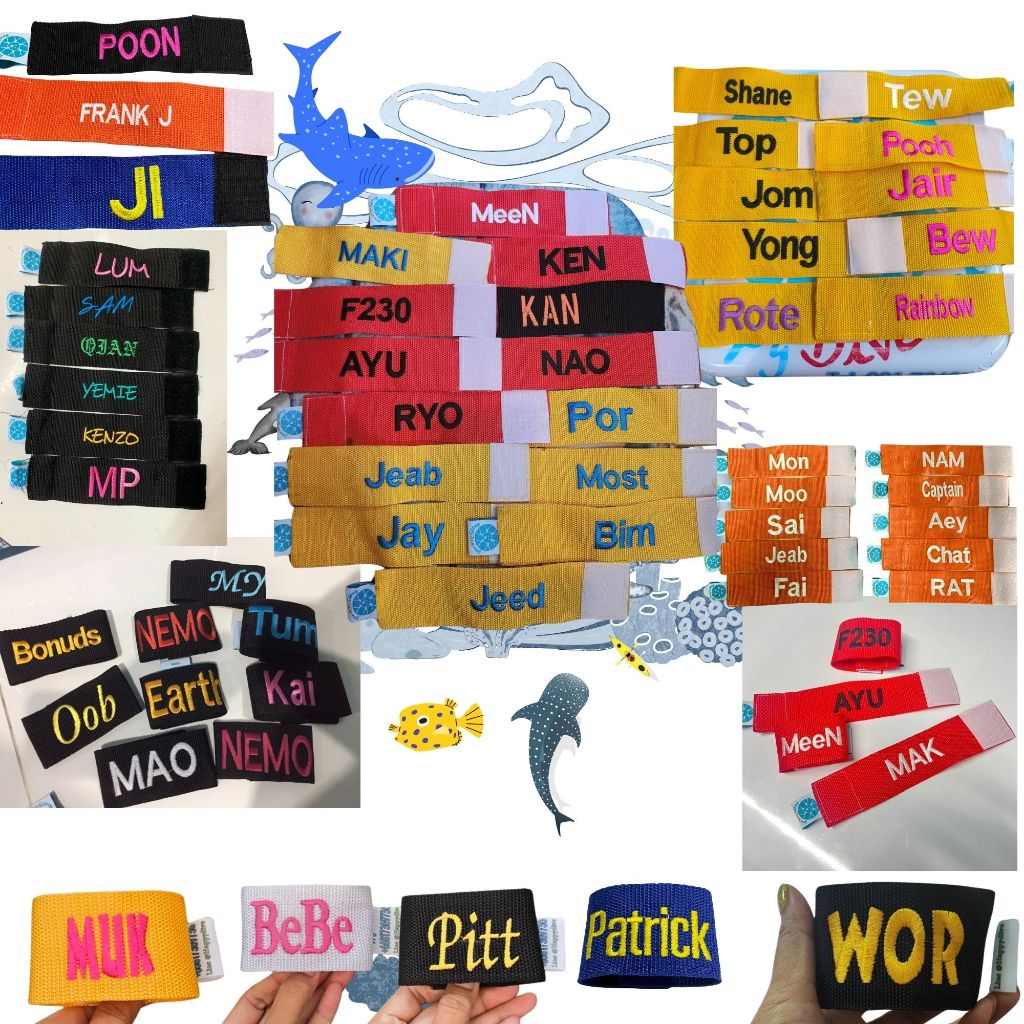 HPP Tag BCD name/ Bag Tag name ป้ายชื่อติด BCD