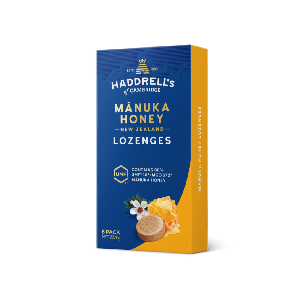 ลูกอมน้ำผึ้งมานูก้า ตรา Haddrell's Lozenges UMF™ 16+ Mānuka Honey