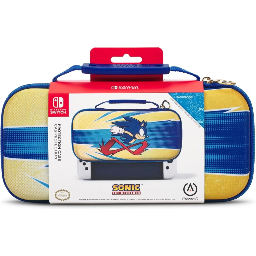 PowerA Protection Case for Nintendo Switch - OLED Model, Switch and Switch Lite - Sonic Peel Out (Officially Licensed)