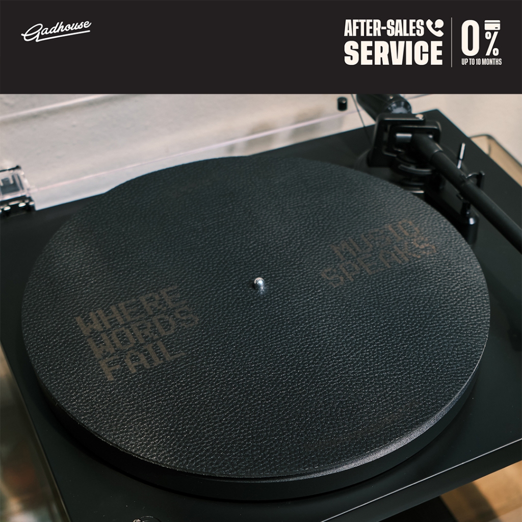 Gadhouse Genuine Leather Platter Mat | Slipmat สลิปแมทหนัง ขนาด 12 นิ้ว สำหรับแผ่นเสียง