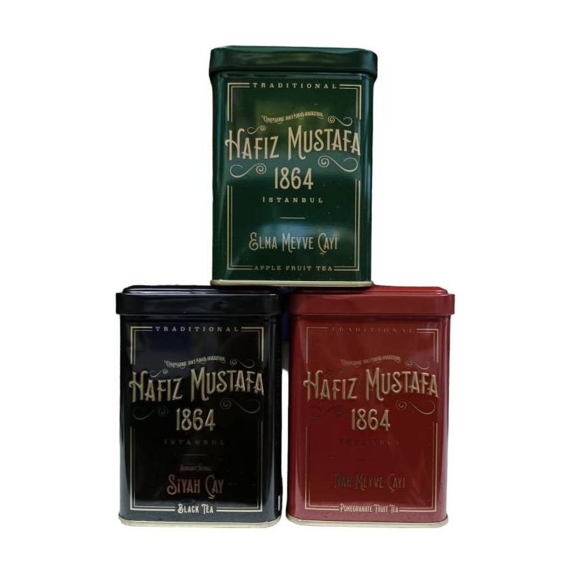 ( เฉพาะในไลฟ์ ซื้อ 1 แถม 1 คละรสได้!!! )หิ้วมาเอง!!! Hafiz Mustafa 1864 Istanbul Tea ชาจากตุรกีในกระปุกอย่างดี มี 3 รส