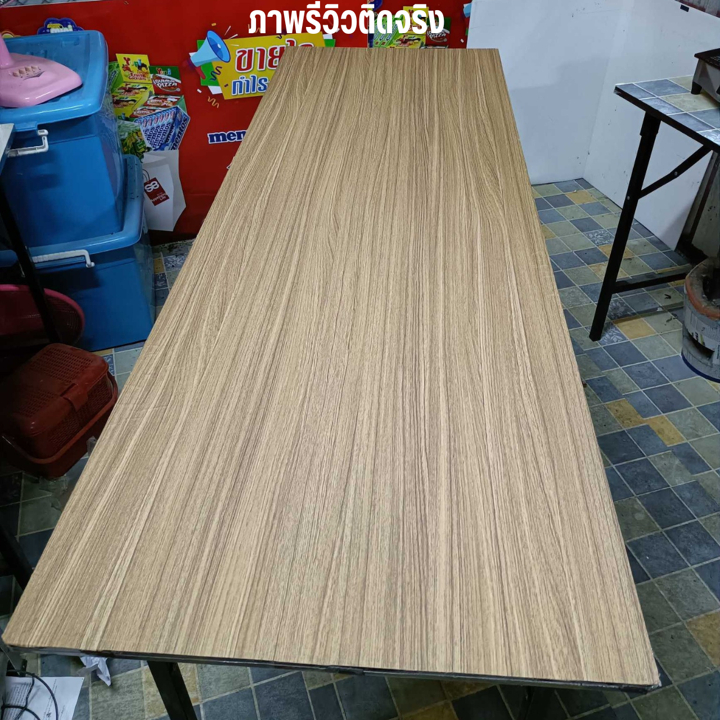 สติกเกอร์ PVC ลายไม้  กันน้ํา กันความชื้น มีกาวในตัว สําหรับติดตกแต่งผนัง ประตู ตู้เสื้อผ้า โต๊ะ - รูปที่ 3