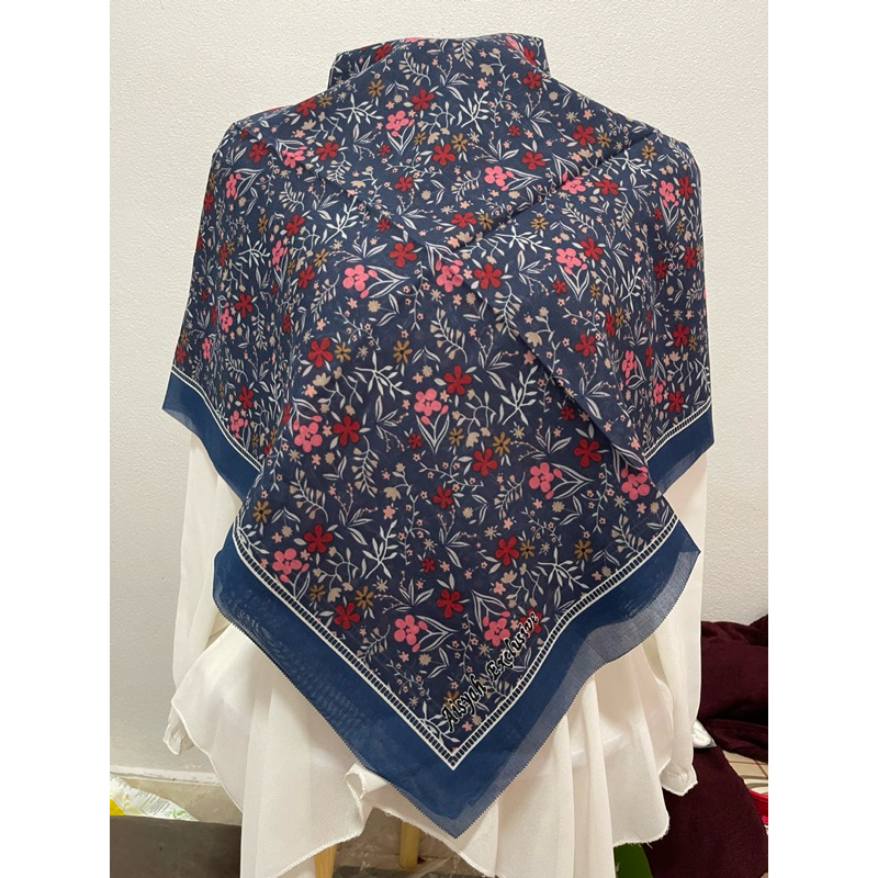 (ลายรหัส M7) Aisyah Exclusive ผ้าคลุมบาวาลาย ขนาดหลาสกู เนื้อผ้าบาวาคอตตอน