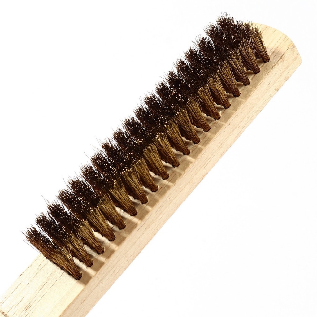 แปรงลวดทองเหลือง 5 แถว ตราสมอ (ANKOR) ใช้ขัดเครื่องเงิน เครื่องทอง และอุปกรณ์อุตสหกรรม แข็งแรง ทนทาน - รูปที่ 5