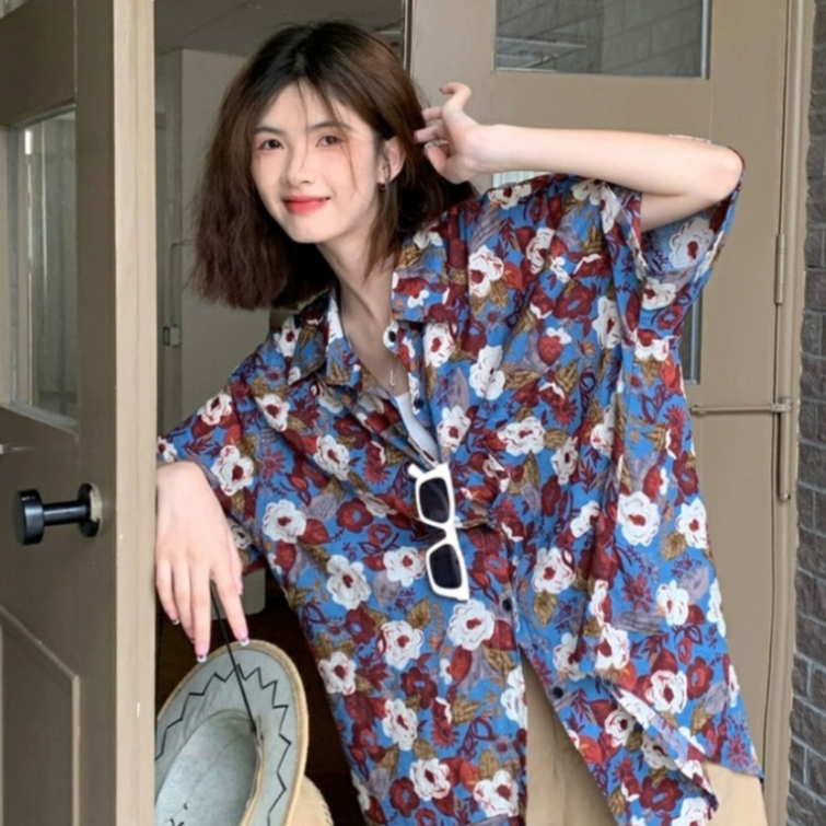 เสื้อเชิ๊แขนสั้น เสื้อใส่เที่ยวทะเล ใส่เดินริมชายหาด เนื้อผ้าดี สวมใส่สบาย ใส่ได้ทั้งชายหญิง ราคา ถูกที่สุด ดีลบีเคเค แกลเลอรีภาพที่ 9