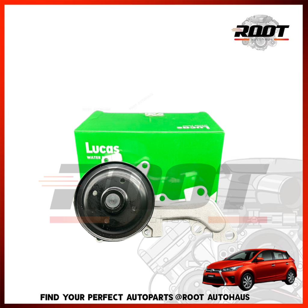 LUCAS ปั๊มน้ำ TOYOTA YARIS ปี 13-17 เครื่อง 1.2 3NR-FE เบอร์ LWPT5090