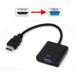 สายแปลง HDMI to VGA Converter Adapter 1080P HD สายแปลง HDMI to VGA