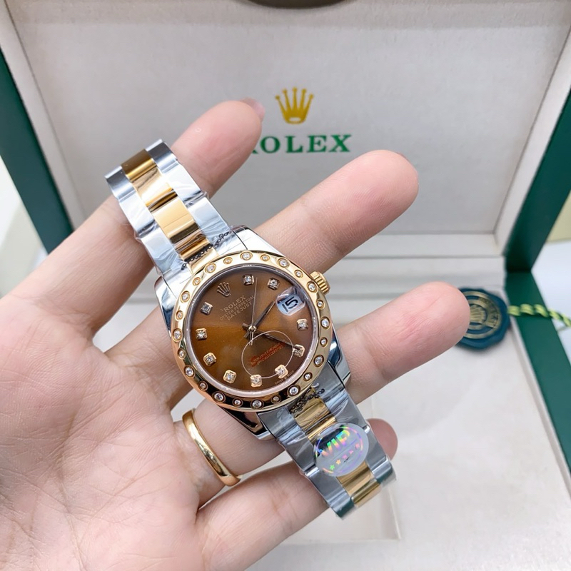 นาฬิกาข้อมือผู้หญิง นาฬิกาแฟชั่น Ro Lex Datejust 31mm.
