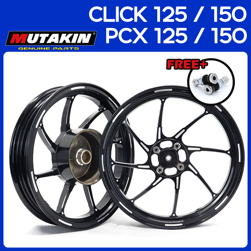 MUTAKIN ล้อแม็ก 801 RIM ล้อแม็กคลิก HONDA CLICK125 / CLICK125i / CLICK150 / CLICK150i คลิก125 คลิก15