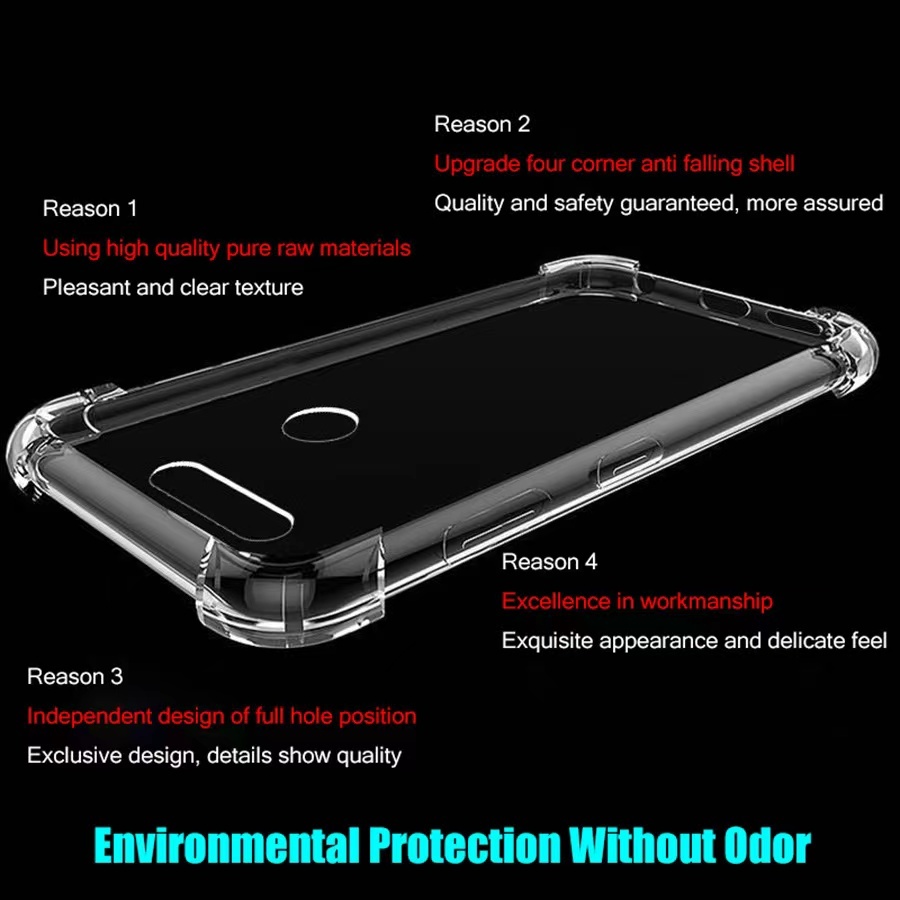 เคสใส สำหรับOppo A71 A83 A59 F1S R9S R9SPlus A37 A37F A57 A39 A1K Realme C1 C2 A3S A31 A53เคส ใสกันกระแทก - รูปที่ 4