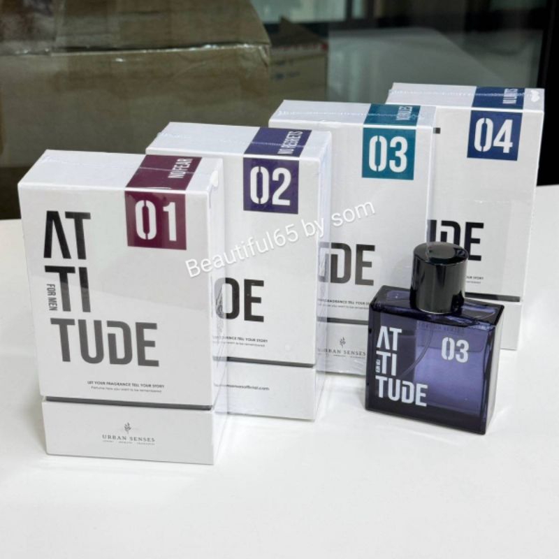 น้ำหอมผู้ชาย Urban Senses ATTITUDE For Men 50 ml. (แท้ 100% มี 4 กลิ่น)