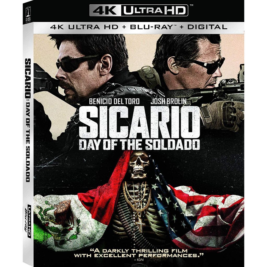 [กรุณาทักแชทก่อนสั่งซื้อ] Sicario: Day of the Soldado (4K Ultra HD + Blu-ray) แท้