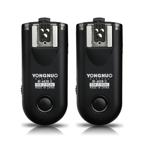 YONGNUO แฟลชทริกเกอร์ RF-603N II Wireless Flash Trigger for Nikon D90/D600 D3000 series D5000 series