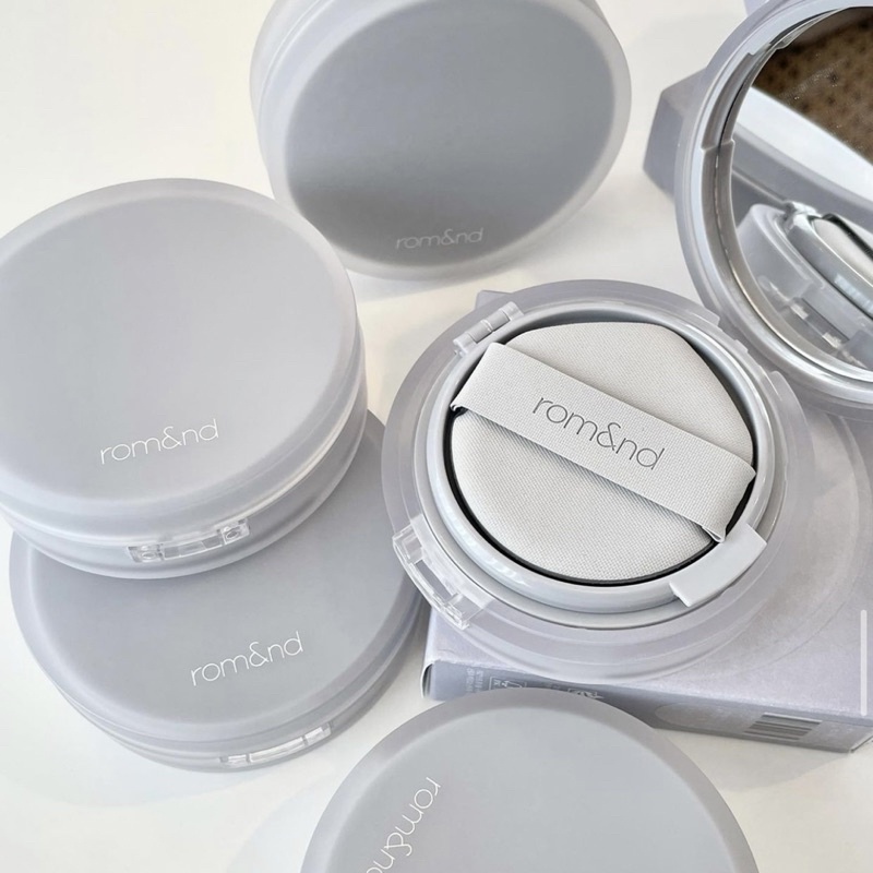 ของแท้ rom&nd NU ZERO CUSHION/REFILL SPF24 PA++ 15g คูชั่นเนื้อกึ่งแมตท์