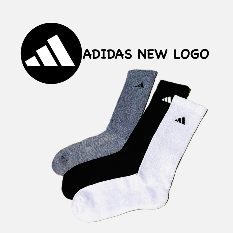 🧦ถุงเท้าADIDAS⚡️ข้อยาวสีขาว/ข้อสั้น/ข้อต่ำ