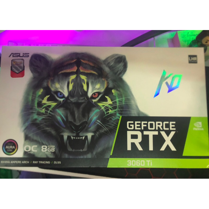 ASUS KO GeForce RTX™ 3060 Ti OC Edition 8GB ประกันศูนย์ถึงวันที่ถึง 18-12-2567
