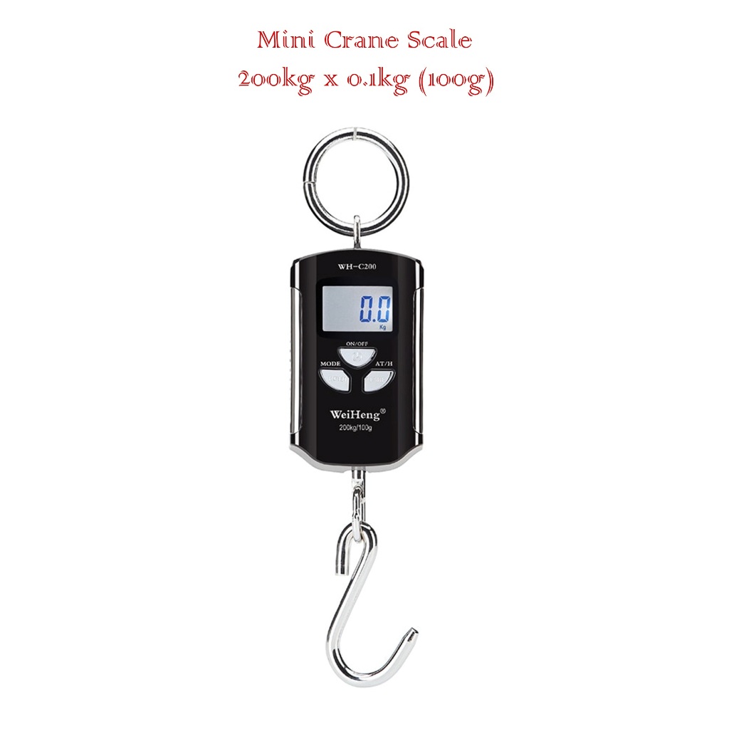 ถูกมากๆ เครื่องชั่ง Digital Mini Crane Scale 200kg x 0.1kg