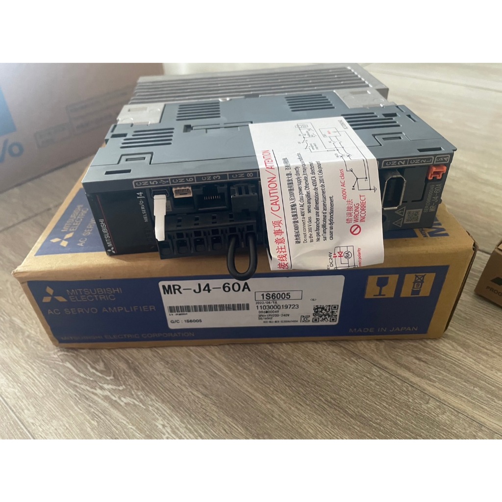 AC SERVODRIVES MITSUBISHI : MR-J4-60A ราคารวม Vat มีสต๊อกในไทย