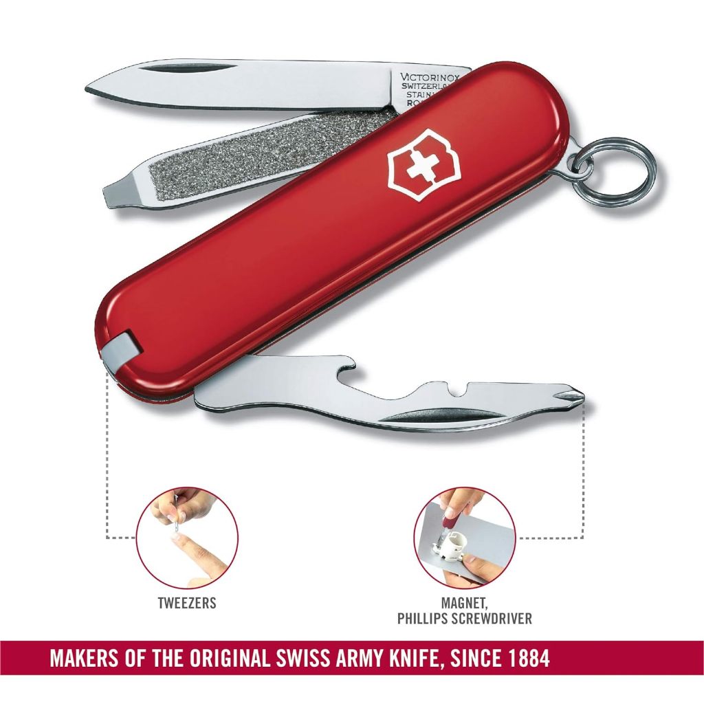 VICTORINOX Rally Small Pocket Knife with Magnetic Screwdriver (0.6163) มีดพับ ตั้งแคมป์ เดินป่า — صورة 8