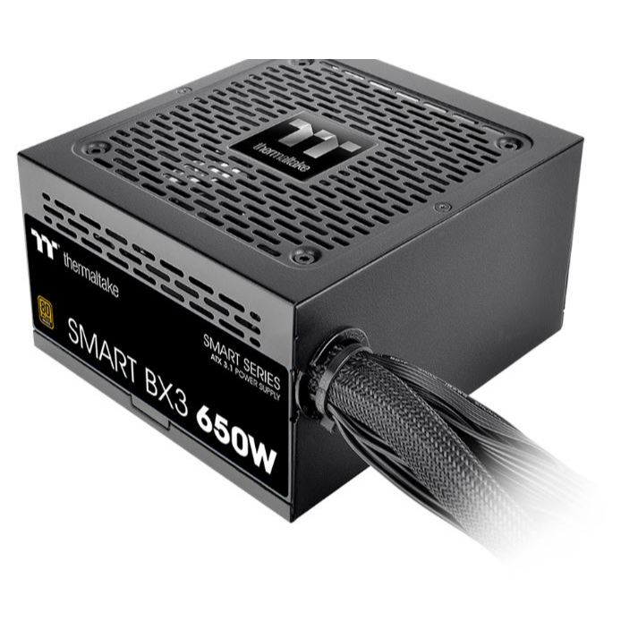 POWER SUPPLY (อุปกรณ์จ่ายไฟ) THERMALTAKE SMART BX3 BRONZE 650W - 650W 80 PLUS BRONZE