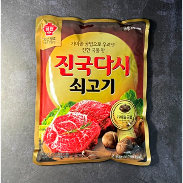 ชองจองวอน ผงปรุงรสดาชิดาเนื้อ CHUNG JUNG WON DASHIDA BEEF 청정원 진국다시 쇠고기