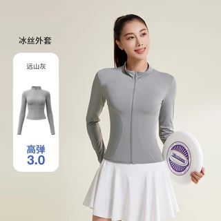 เสื้อรัดรูปแขนยาวออกกำลังกายเล่นโยะฟิตเนส แจ็คเก็ตแขนยาว ผ้าโพลีเอสเตอร์90% สแปนเด๊กช์10% กันUV ตัวใหม่ JYFW022