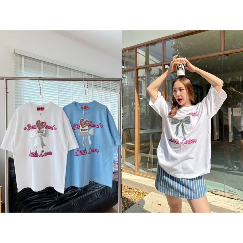 NOTHING HOUSE🏡เสื้อยืดลายโบว์