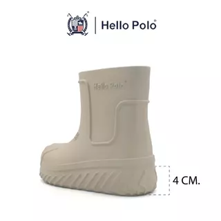 Hello Polo HP8029 รองเท้าบูทหุ้มข้อ EVA กันน้ำ แฟชั่น Size 36-41 รองเท้าบูทกันฝน รองเท้าบูทบูทกันน้ำ
