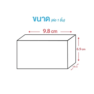Daiso ฟองน้ำเมรามีนแบบตัด4ชิ้น