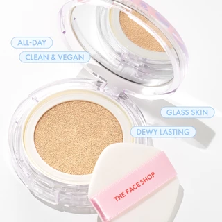 (EXP 11/2026 ไม่รับเคลมพัฟ) THE FACE SHOP DEWY LASTING CUSHION SPF50+ PA+++