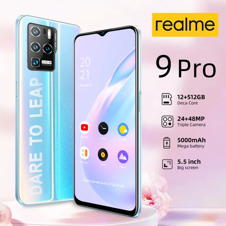 realme 9 Pro Plus มือถือบางและเบา หน้าจอ 6.7 นิ้ว หน้าจอ Super AMOLED RAM 8GB + ROM 256GB แบตเตอรี่ 5000 mAh ชาร์จเร็ว 6
