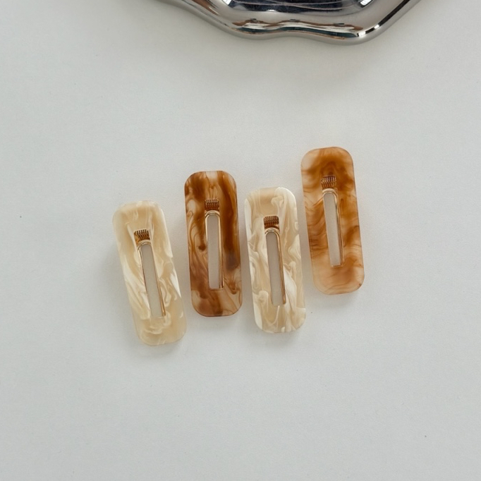 gimmeblessed.co — caramel macchiato hair clips (set 4 pcs/ size 6 cm)