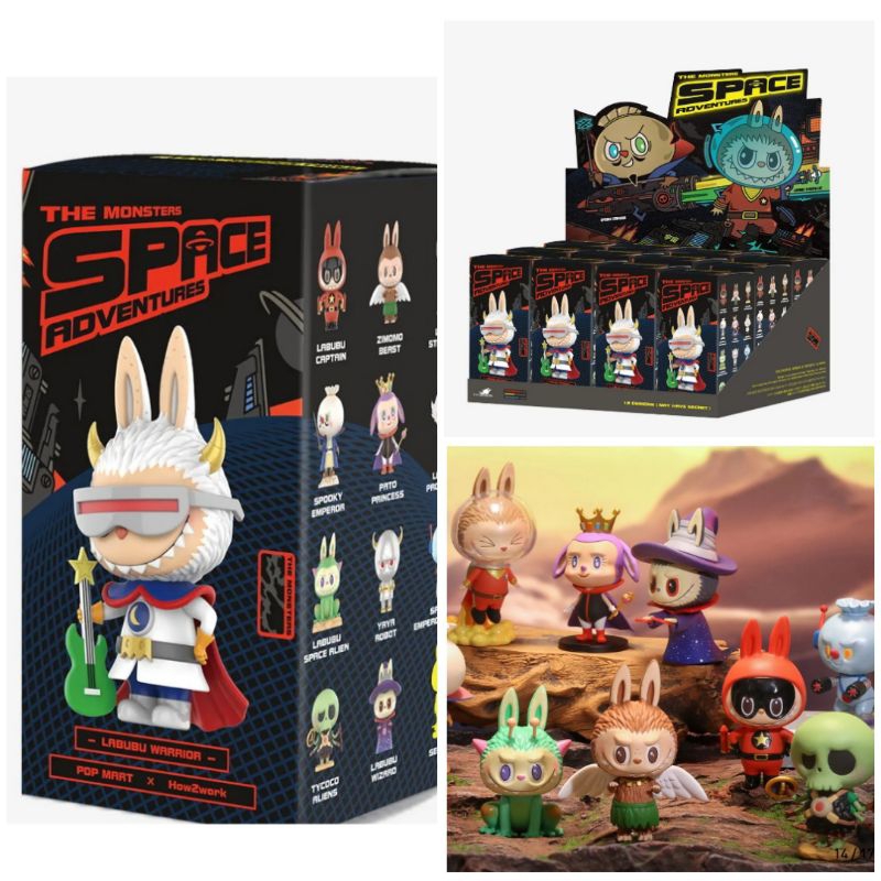 POP MART The Monsters Space Adventures Series ยกกล่อง พร้อมส่ง กล่องสวย