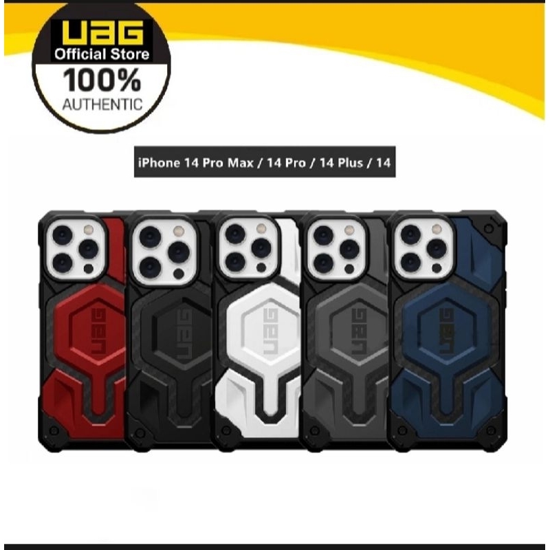 UAG Monarch Pro Case for iPhone 13 14 Pro Max, 14/15 Plus Magnetic back cover case→