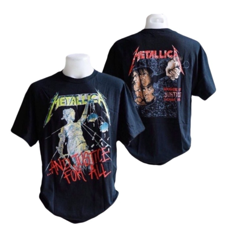เสื้อวง METALLICA T-SHIRT ลาย AND JUSTICE FOR ALL (ORIGINAL) (1994) ลิขสิทธิ์แท้ UK (MET01)