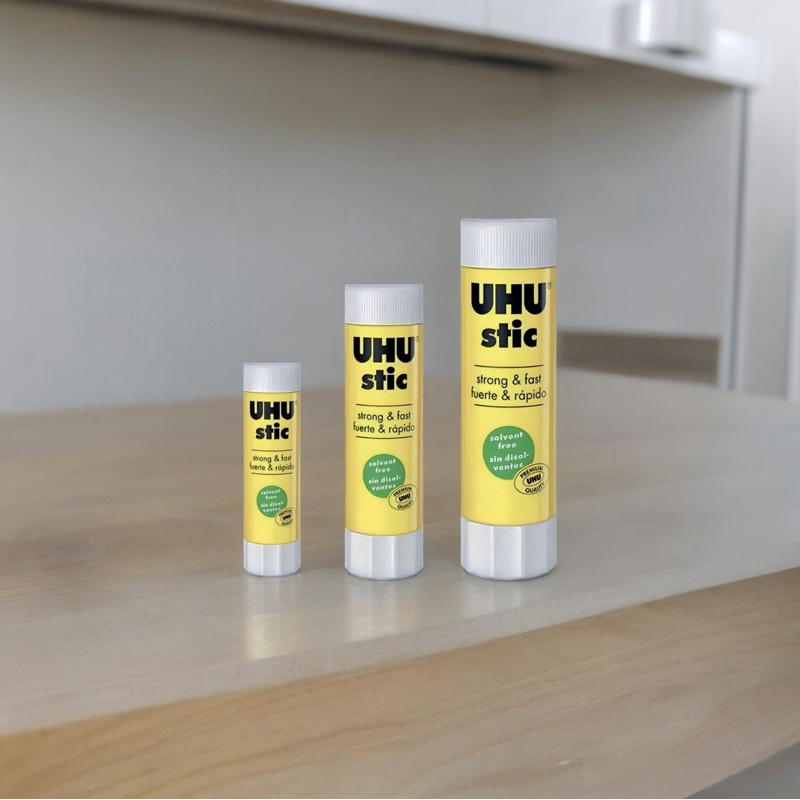 กาวแท่ง ยี่ห้อ UHU แบบ 3 ขนาด UHU Stick
