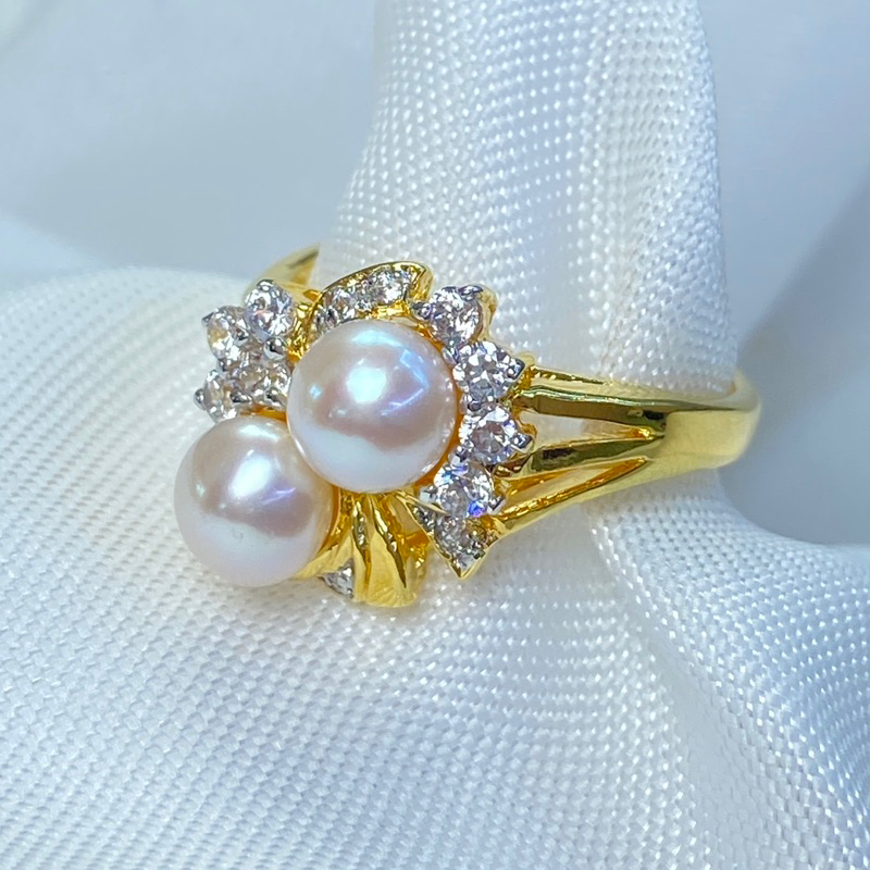 Krabi andaman pearl แหวนไข่มุกเอดิสัน