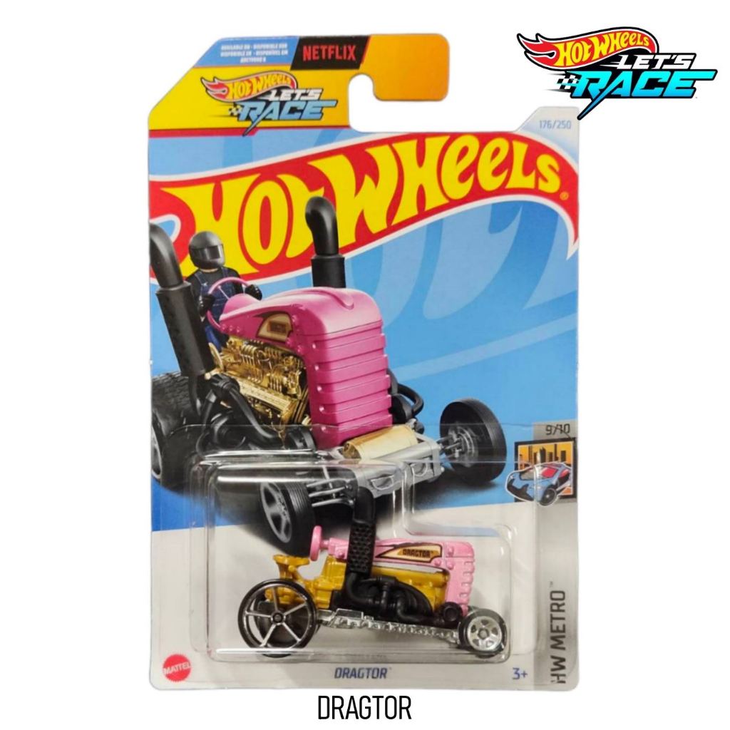 โมเดลรถเหล็ก Hot Wheels : รุ่น DRAGTOR ลิขสิทธิ์แท้ hotwheels ของสะสม BBB3