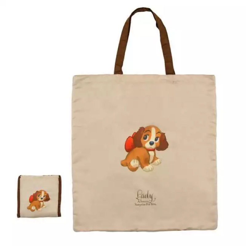 พร้อมส่ง Disney Lady and the Tramp Eco Bag จาก Disney Store Japan🇯🇵