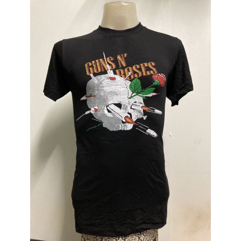 เสื้อวง guns and roses สไตล์วินเทจ
