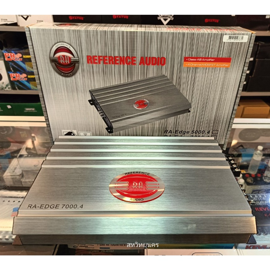 เพาเวอร์แอมป์ 4CH II RA รุ่น R7000.4 คลาส AB เสียงดี แบรนด์ดังจาก ยุโรป กำลัง 2200W ของแท้ รับประกันจากศูนย์