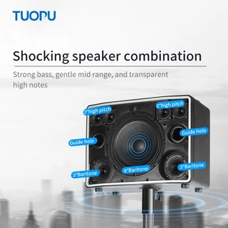 ลำโพงคาราโอเกะ TP-02 หน้าจอสัมผัส เชื่อม Wi-Fi เปิด YouTube ได้🔊กำลังขับเสียงสูงสุด 150W เบสดี ชัดทุกมิติ แบตเตอรี่ในตัว