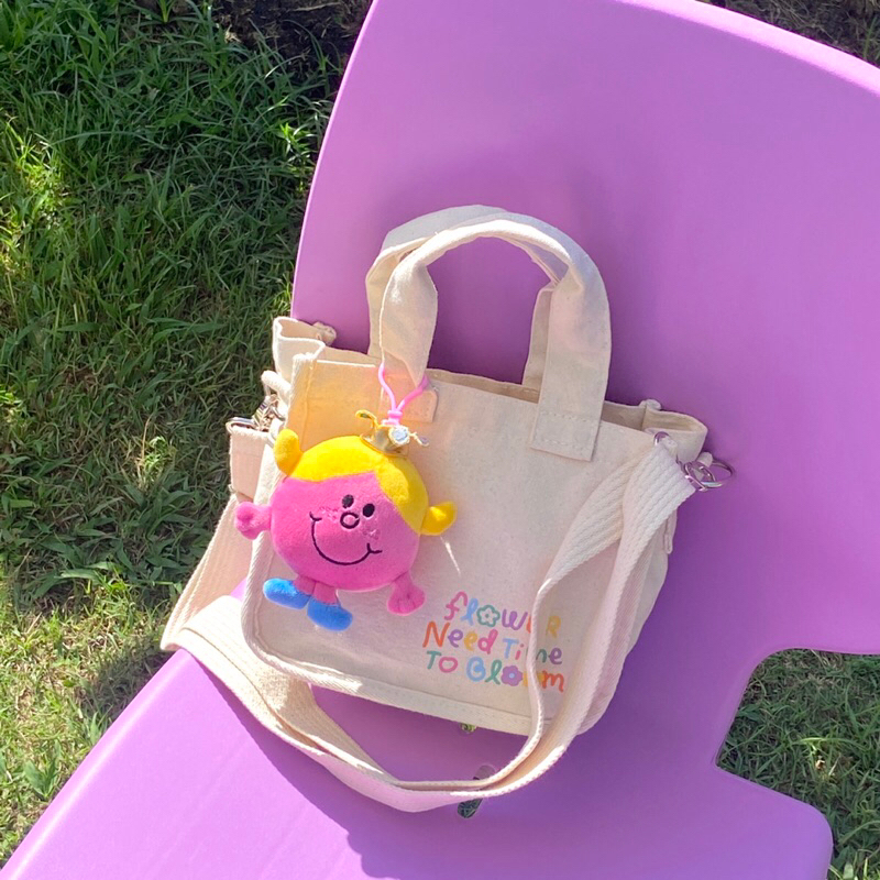 Blooming-Defect กระเป๋าสะพายผ้าแคนวาส(ไม่มีผลิตเพิ่มเเล้ว)