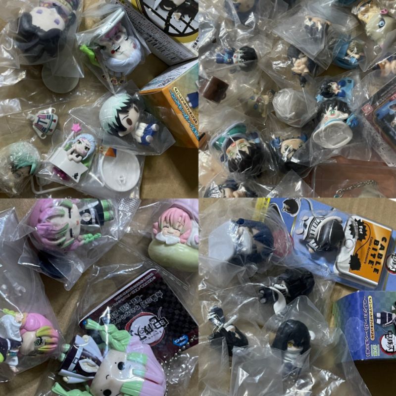 ของใหม่ ของแท้ ! ถูกมาก กาชาปองไยบะ มิต อิโนะ โอบาไน อสูร แบบแยกตัว Gashapon Demon Slayer Mitsuri Obanai Inosuke