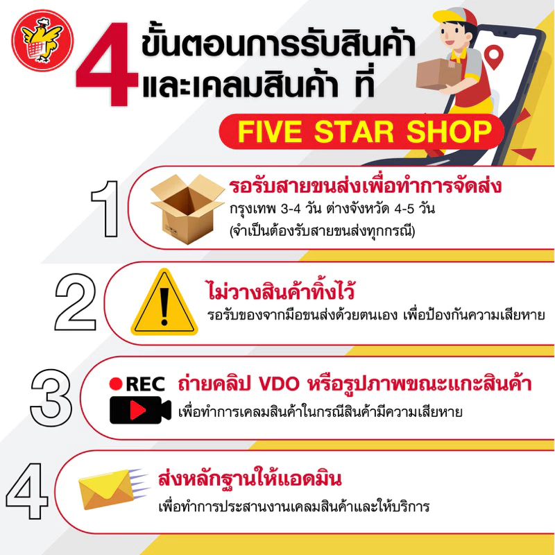 [1,000กรัม] Fivestar ไก่จ๊อห้าดาว สูตรต้นตำรับ สูตรพริกสด ⭐️อาหารแช่แข็ง thumbnail 6