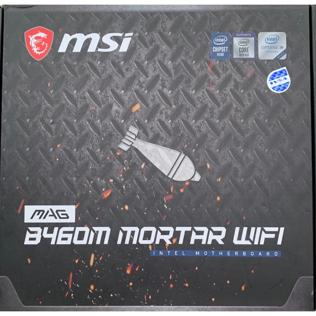 MAINBOARD (เมนบอร์ด) 1200 MSI MAG B460M MORTAR WIFI  มือสอง ประกันไทย