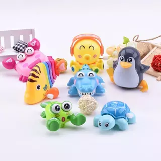 [พร้อมส่ง]ตุ๊กตาการ์ตูนไขลาน การ์ตูนรูปวัว ของเล่นไขลาน หลากหลายสีสันสวยงาม ไม่ต้องใส่ถ่าน (สุ่มสี)